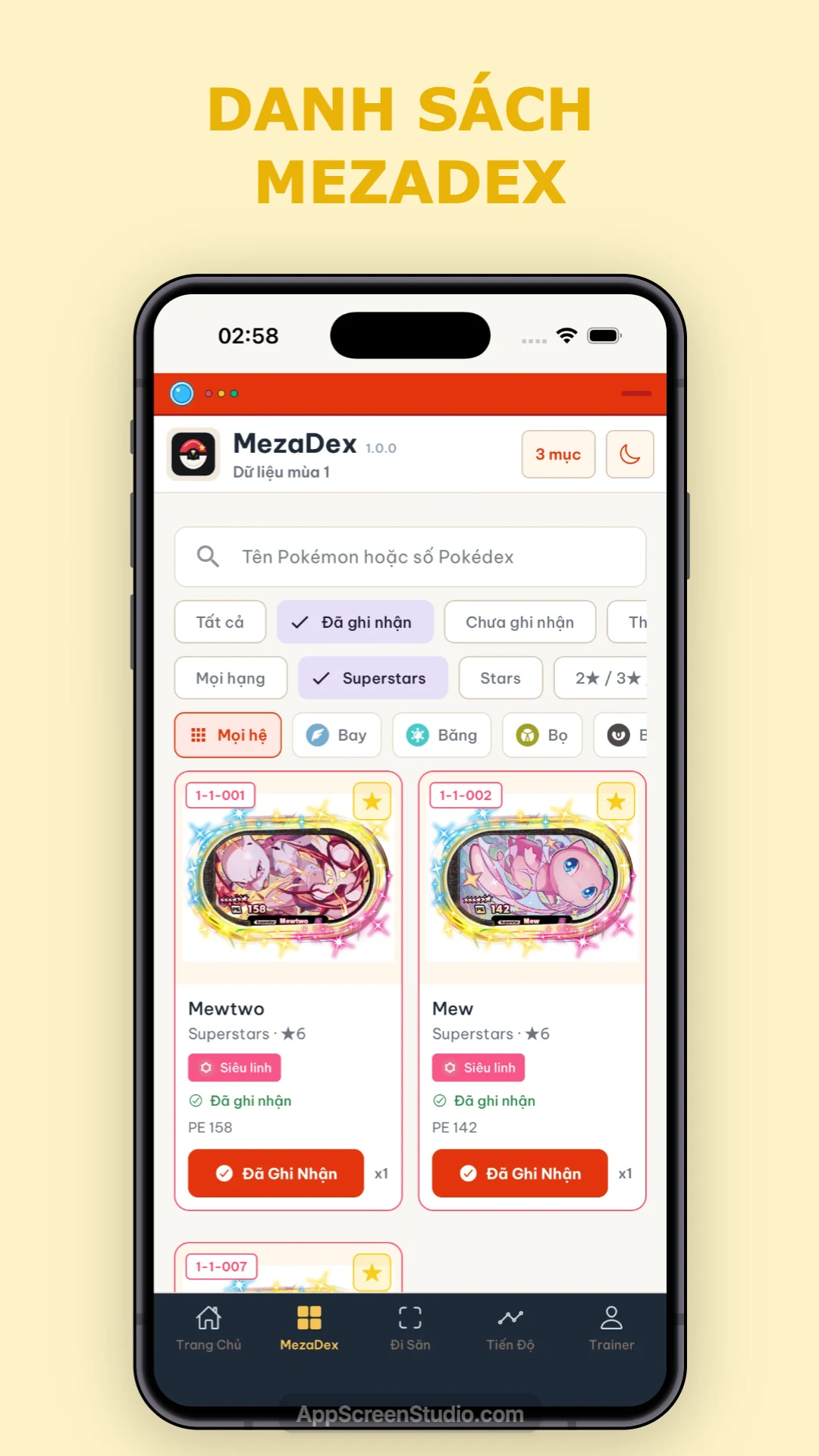 MezaDex - Tag Collector screenshot