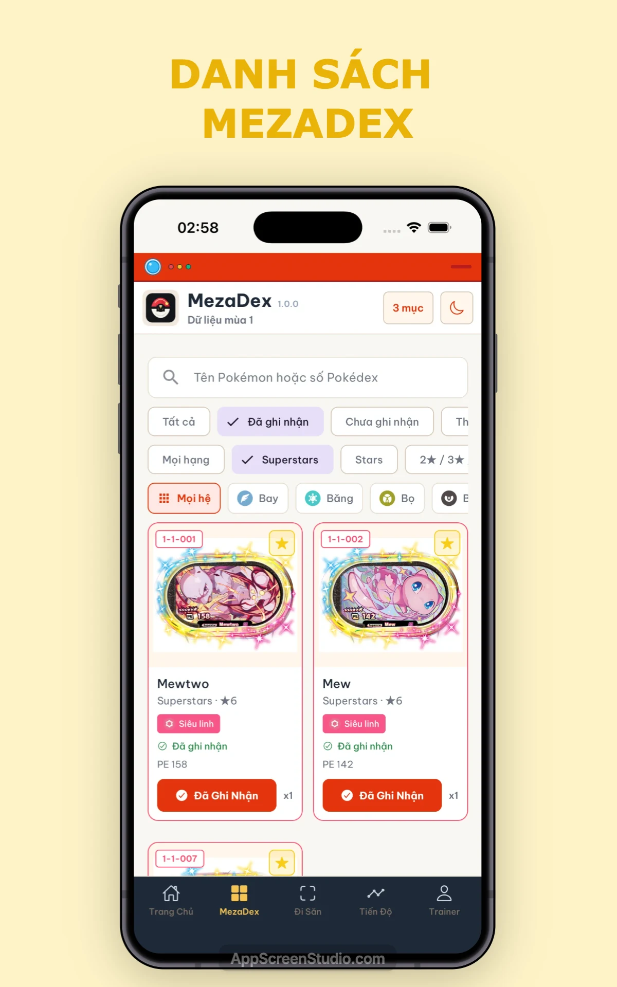 MezaDex - Tag Collector screenshot